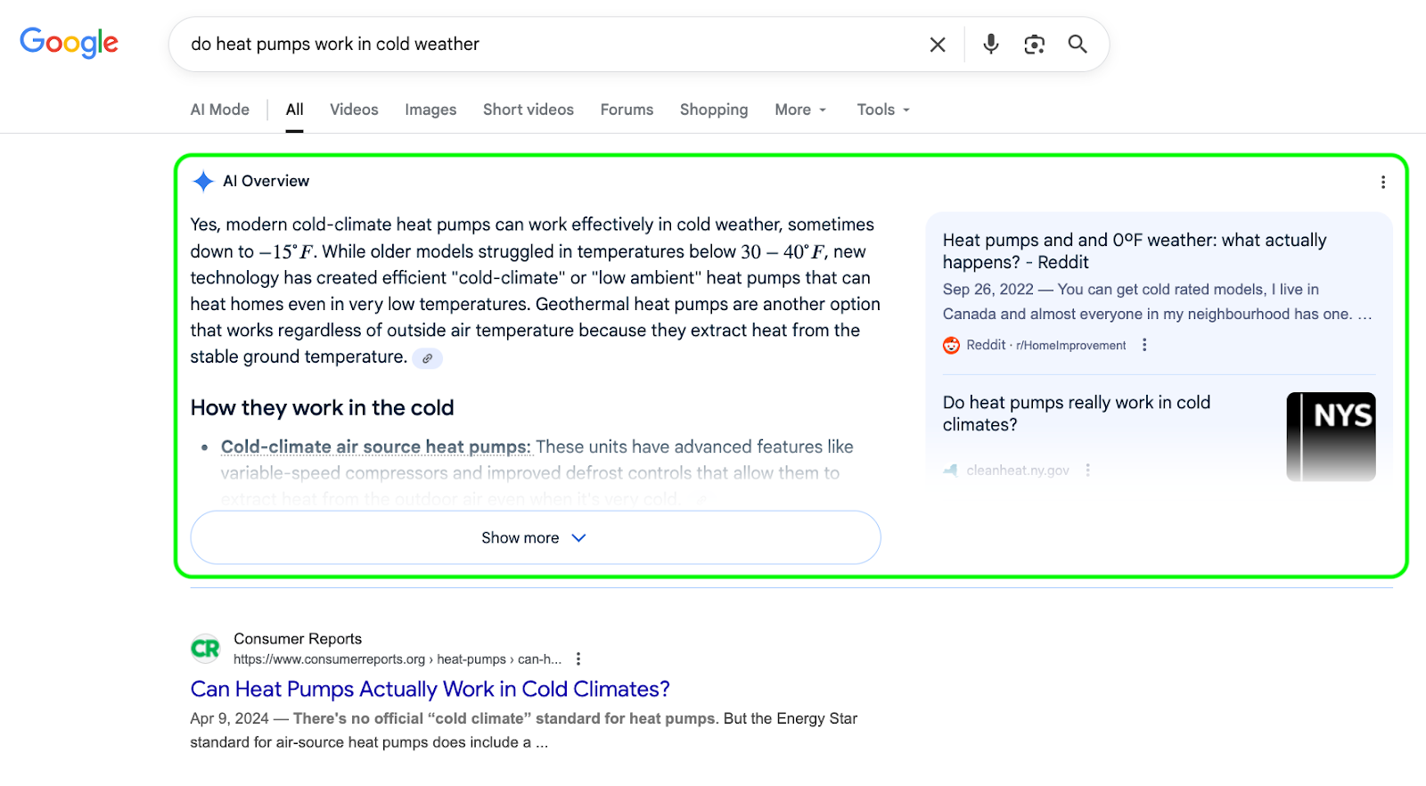 Google Search Results