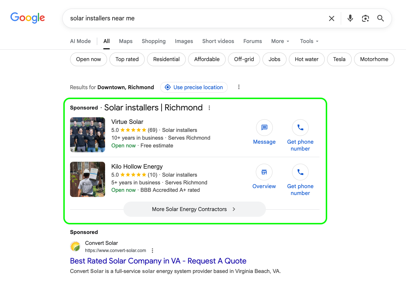 Local Search Ads