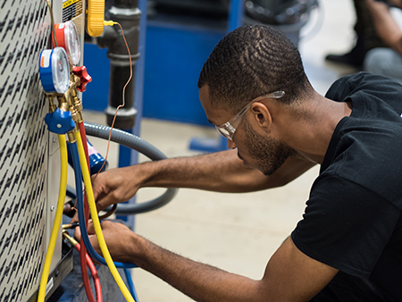 HVAC employee