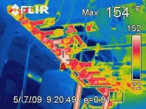 Infrared hot water pipes