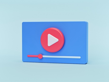 minimal video playback icon image