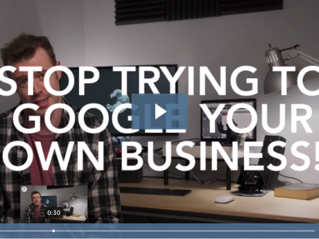 screencap of SEO Mistakes video with Jake VP in background