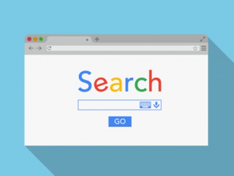 Search engine screen example